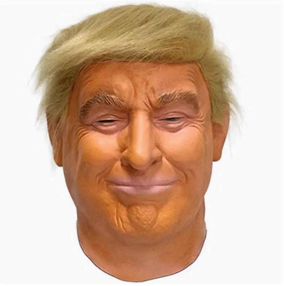 トランプ マスク ドナルド トランプ アメリカ 大統領 コスプレ リアルシリコンマスク ウィッグあり｜ウィッグあり