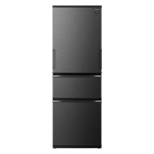 シャープ 冷蔵庫 374L どっちもドア 3ドア 幅60cm プラズマクラスター シャキット野菜室 冷凍室3段ケース SJPW37R グレー系