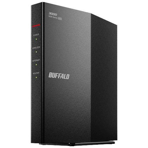BUFFALO WSR3000AX4L 無線LAN親機 Wi-Fi 6対応 ビームフォーミング MU-MIMO対応 ブラック