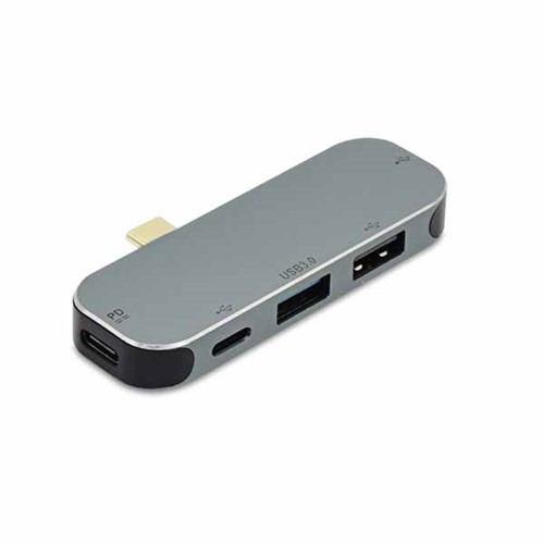 日本トラストテクロノジー JTMD-5IN1D-U MY DOCK STATION 5-IN-1 USB USB-A×3 USB-C×1 PD給電×