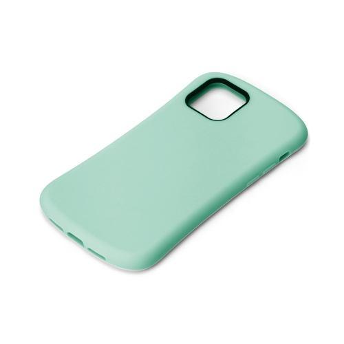 PGA PG-20FSC08GR iPhone12 mini用 シリコンタフケース Premium Style ミントグリーン