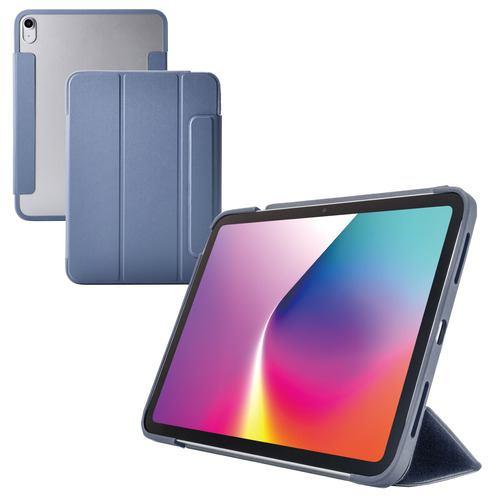 エレコム TB-A25RWVFCBG iPad ケース 11インチ ( A16 )/10.9インチ 第10世代 マグネット式フラップ カバー ブルー