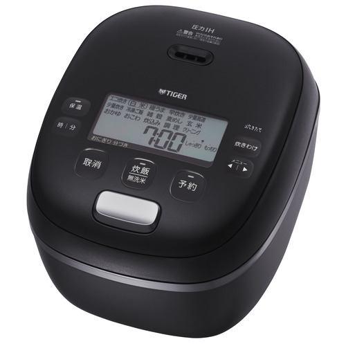タイガー魔法瓶 JRI-S100KO 圧力IHジャー炊飯器 ご泡火炊き 土鍋蓄熱コーティング 底面泡立ち加工 5.5合炊き オフブラック