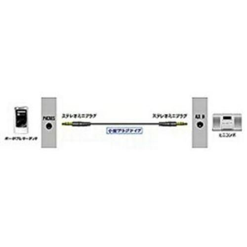 ビクター (ブラック) ステレオミニ-ステレオミニ オーディオコード 1m CN-MM100-B