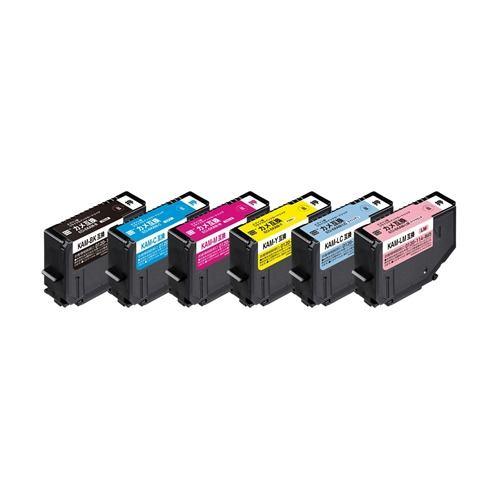 エコリカ ECI-EKAM-6P EPSON KAM-6CL 互換リサイクルインクカートリッジ 残量表示機能付 6色パック