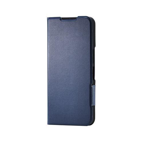 エレコム PM-S251PLFUNV AQUOS wish5 ( SH-52F ) ケース レザー カバー 手帳型 UltraSlim ネイビー
