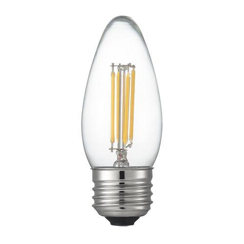 ヤザワ LDC4LG36C フィラメントLED 40W C36 シャンデリア形 E26 クリア