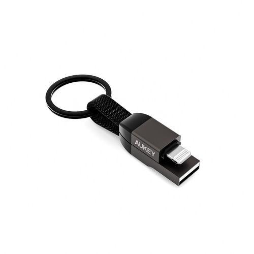 AUKEY CB-AKL6-BK ケーブル Circlet Series [Type-A to Lightning] 10cm ブラック CBAKL