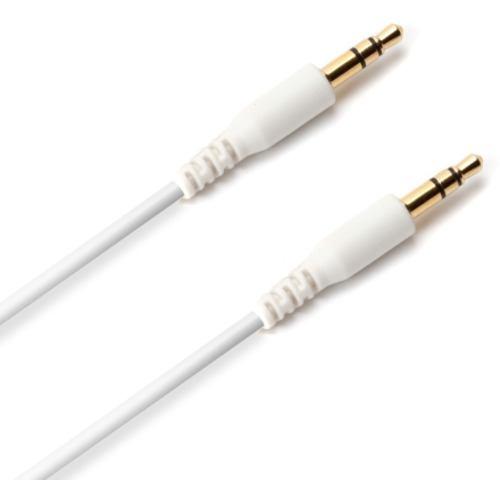 PGA PG-AUXY10M12WH 3.5mmステレオミニプラグ AUXオーディオケーブル やわらか 1m Premium Style ホワイト 