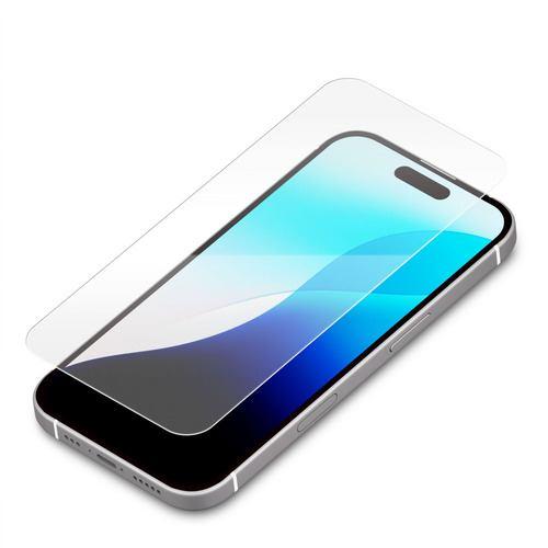 PGA PG-24BGL2ST iPhone 16 Pro用 液晶保護ガラス [2枚入り/高透明] Premium Style