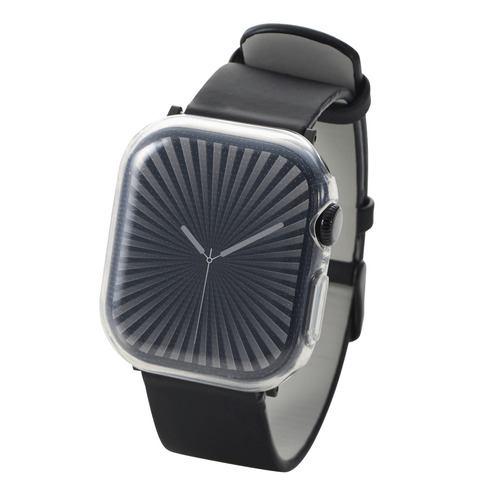 エレコム AW-24BFCUCR アップルウォッチ カバー Apple Watch Series 10 [ 42mm ] ソフト 全面保護 クリア