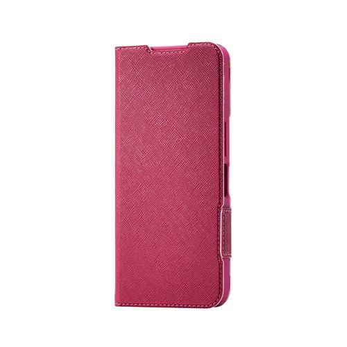 エレコム PM-S251PLFUJPND AQUOS wish5 ( SH-52F ) ケース レザー カバー 手帳型 UltraSlim ディープ