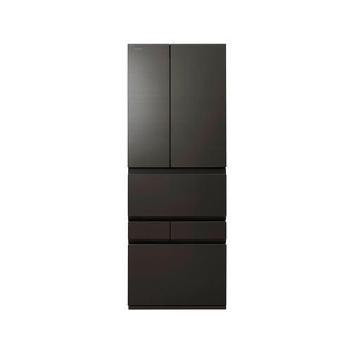 東芝 冷蔵庫 643L 観音開き 6ドア 幅68.5cm 摘みたて野菜室 3段冷凍室 Deliチルド GR-A640XFS(XK) ブラック系