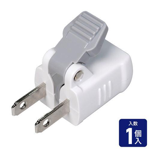 ELPA RTP-301NB(W) 楽に抜けるアダプター 外しツマミを指先で押すだけ ホワイト