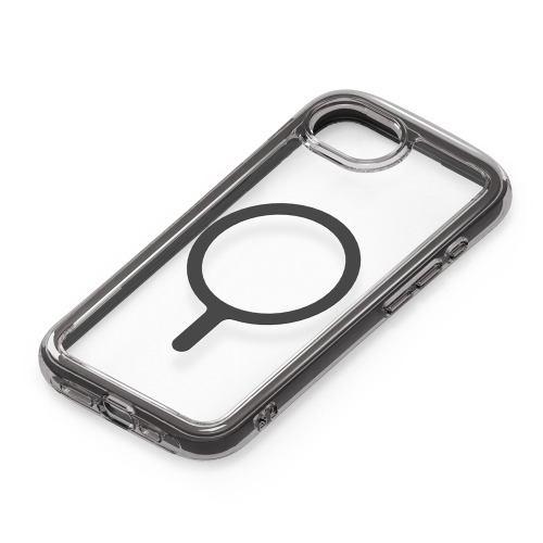 PGA PG-25KMA01BK iPhone 16e用 MagSafe対応 エアクッションケース グラファイト