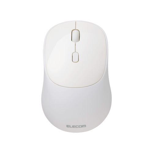 エレコム M-MY20MBSXWH マウス Bluetooth 無線 2.4GHz両対応 静音 ワイヤレスマウス 4ボタン Mサイズ Windows
