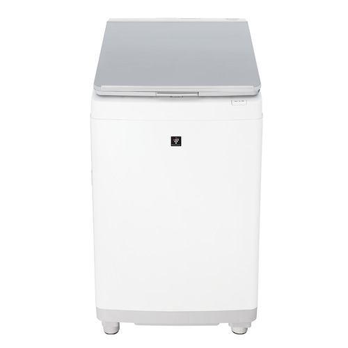 シャープ 縦型乾燥洗濯機 洗濯11kg 乾燥 6kg 穴なしサイクロン洗浄 10分洗濯コース ESPT11L シルバー系