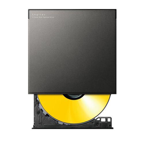 ロジテック LDV-PWA8U3CNBK Type-A/C対応読込専用 USB3.2(Gen1) ポータブルDVDドライブ ブラック