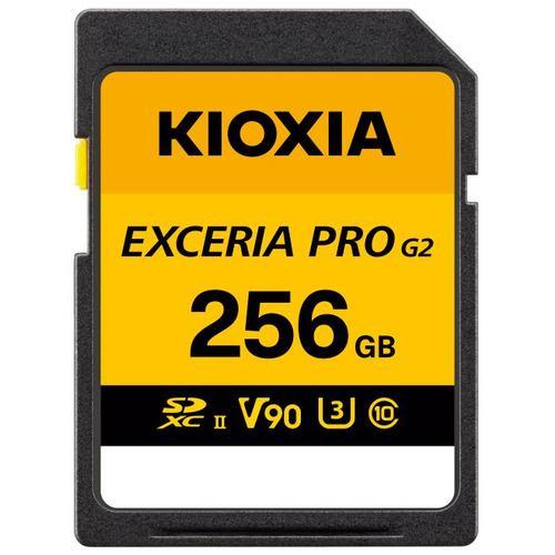 KIOXIA KSDXU-B256G SDXCカード 256GB Class10 UHS-II UHSスピードクラスU3 ビデオスピードクラスV90