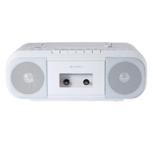 東芝 AX-KCR60(W) CDラジカセ CDイントロ選曲機能搭載 声くっきり機能 ホワイト