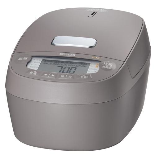 タイガー魔法瓶 JPV-L100HC 圧力IH炊飯器 遠赤5層土鍋蓄熱コート釜 圧力炊き 5.5合炊き チェスナッツグレー