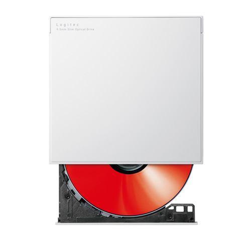 ロジテック LDR-PWA8U3CVWH Type-A/C対応 再生・編集・書込ソフト付USB3.2(Gen1)ポータブルDVDドライブ ホワイト