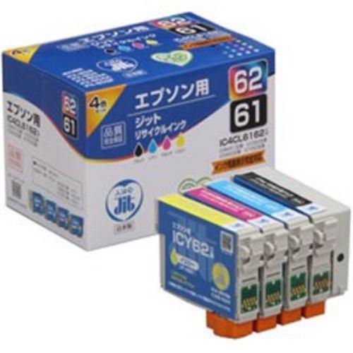 ジット JITKE61624P エプソン EPSON:IC4CL6162(4色パック)対応 ジット リサイクルインクカートリッジ 目印:ペンとクリッ