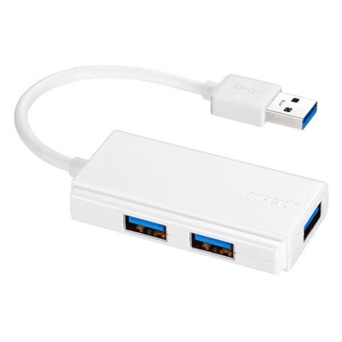 バッファロー BSH3U100U3WH USB3.0 バスパワーハブ 3ポートタイプ ホワイト