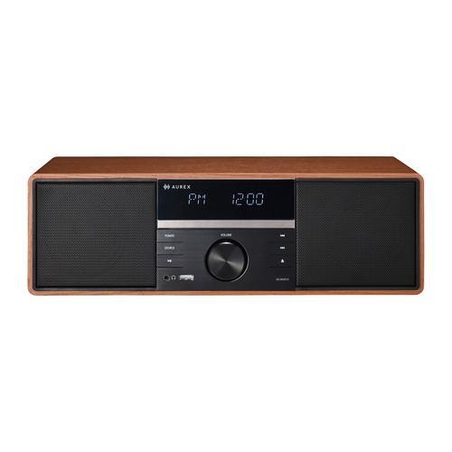 東芝 AX-WSR10(M) ワイヤレススピーカーシステム 左右独立型バスレフ構造 CD/FMが聴ける Bluetooth対応 リモコン付 ウッド