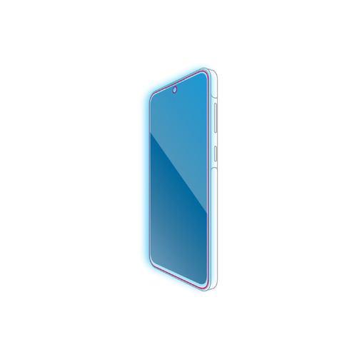 エレコム PM-G254FLGGBL Galaxy A36 5Gガラスフィルム 指紋認証対応 BLカット 表面硬度10H 飛散防止