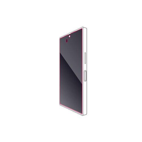 エレコム PM-S252FLFG AQUOS R10 ( SH-51F ) フィルム 高透明 指紋防止 気泡防止
