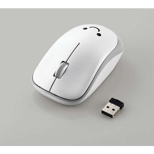【推奨品】エレコム M-IR07DRSKWH IRマウス ENELOシリーズ 無線 3ボタン 省電力 静音ボタン 抗菌 ホワイト