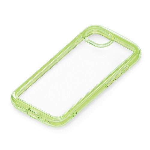 PGA PG-25KAR06GR iPhone 16e用 エアクッションケース ネオングリーン