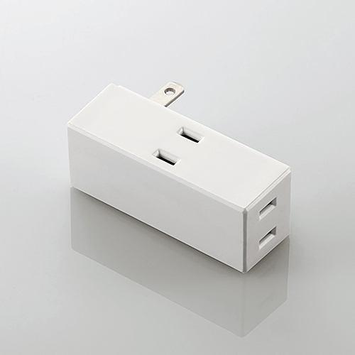 エレコム T-TR04-2300WH トリプルタップ(サイドタイプ) ホワイト