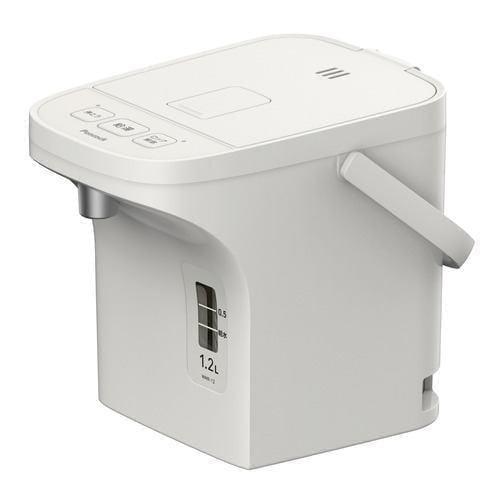 ピーコック WMR12 電動ポット 早沸きタイプ 1.2L アッシュホワイト