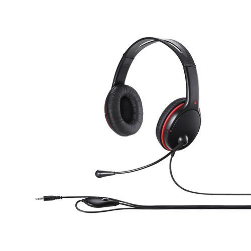 バッファロー BSHSHCS300BK 両耳ヘッドバンド式ステレオヘッドセット ブラック