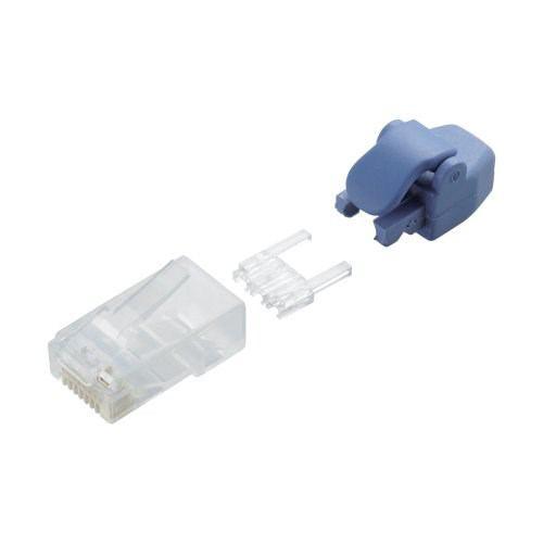 エレコム LD-6RJ45T10/TP プロテクタ付きツメの折れないLANコネクタ(Cat6)