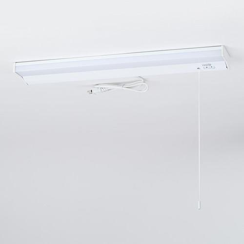 ヤザワ KLL10NP01 LED流し元灯引き紐スイッチ 10W 昼白色 1240lm コンセント付 ホワイト