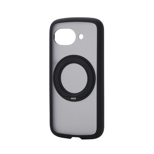エレコム PM-P261TSSTKMBK Google Pixel 10a ケース ハイブリッド カバー MAGKEEP 回転式スタンド付 マットブ