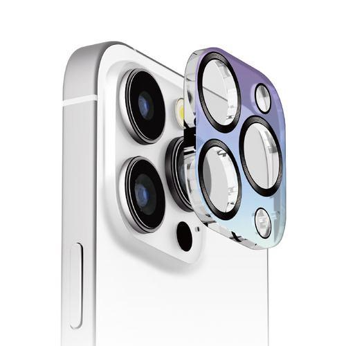 PGA PG-24BCLG04AR iPhone 16 Pro/16 Pro Max用 カメラフルプロテクター [オーロラ] Premium Sty