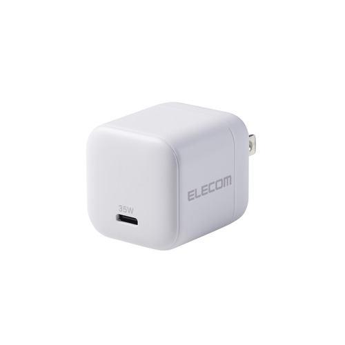 エレコム MPA-ACCP9235WH USB Power Delivery 35W AC充電器(C×1) ホワイト