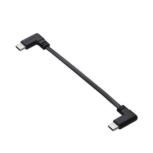 エレコム MPA-CCLL01BK モバイルバッテリー用ケーブル USB Type-C 充電専用 60W スマホ・タブレット対応 ブラック
