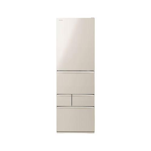 東芝 冷蔵庫 465L 右開き 5ドア 幅60cm 摘みたて野菜室 速鮮チルド 節電モード GR-A470GSH(EC) ゴールド系