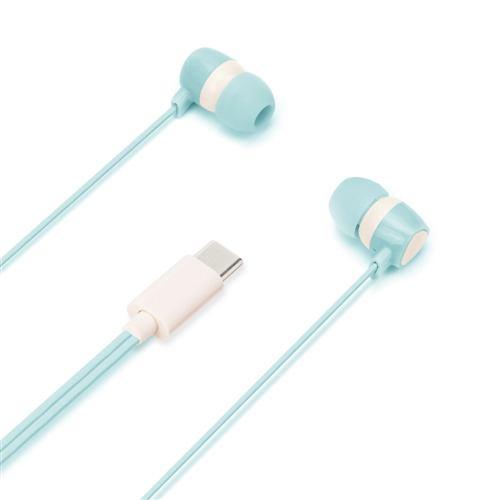 PGA PG-SECE3BL4 USB Type-Cコネクタ ステレオイヤホン カナルタイプ Premium Style ブルー PGSECE3BL