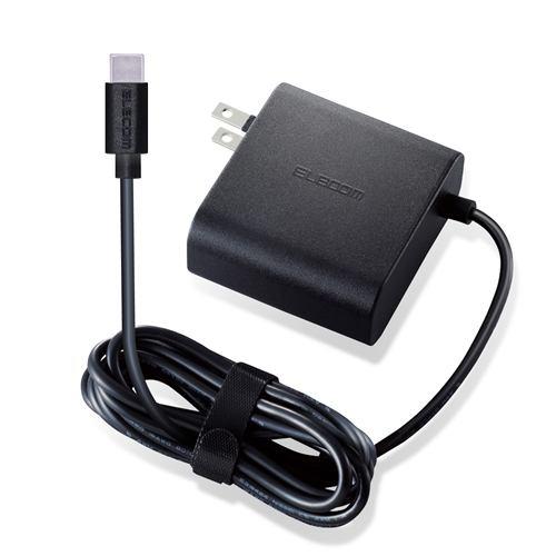 【推奨品】エレコム ACDC-PD0465BK Power Delivery対応USB AC充電器(65W)
