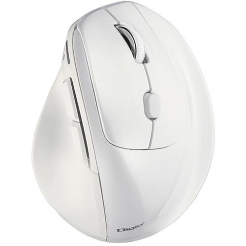 ナカバヤシ MUS-BKF177W 高速スクロールBluetooth5.0 エルゴノミクス5ボタン BlueLEDマウス ホワイト