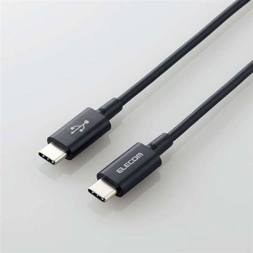 エレコム MPA-CCPS10PNBK USB2.0ケーブル(C-C、PD対応、耐久仕様) 1.0m ブラック