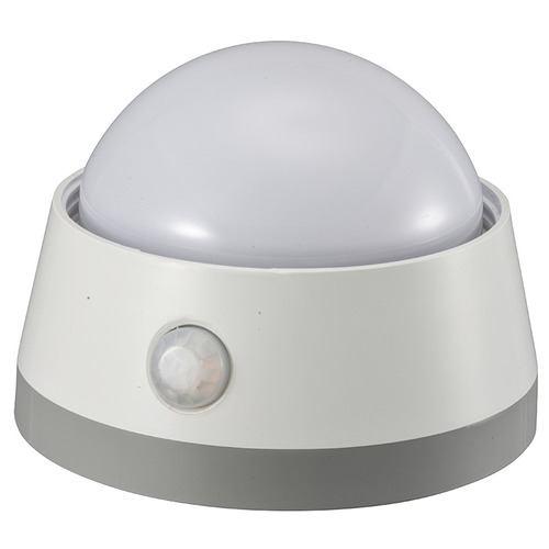 オーム電機 NIT-BLA6JD-WN LEDセンサーライト 明暗+人感センサー付 白色LED