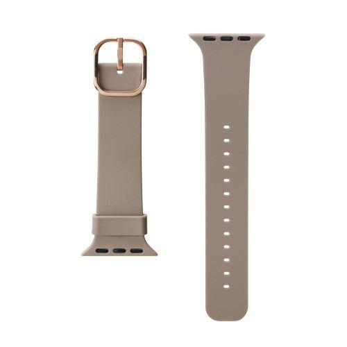 PGA PG-AW41SC03BE Apple Watch 41/40/38mm用 シリコンバンド ベージュ