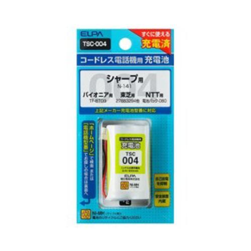 ELPA 電話子機用充電池 TSC-004